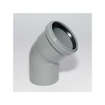 Ht Bogen mit Muffe und Gummidichtung HT-Rohrbogen DN110 45° htb