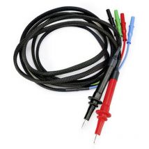 Ht Instruments - kit Kelvin Bananenstecker Bananenbuchse, Buchse 4 mm, Steckanschluss 4 mm Grün 1 St