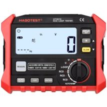 Durficst - HT5910 Testeur de résistance numérique lcd 4,7' avec interrupteur de fuite rcd Test de boucle 1000 mégohmmètres Voltmètre avec