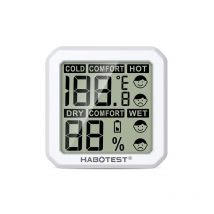 Durficst - HT680 Humidimètre Numérique Température et Humidité, Thermomètre et Humidimètre, Hygromètre et Humidimètre Intérieur avec Affichage