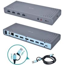 I-tec I-tec Usb-c / A Docking Station 4k Dual Display Docking Station