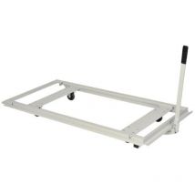 Hub-Senkfahrgestell für Kastenwerkbank mit Gestellbreite 2000 Maße in mm (BxT): 2000 x 750