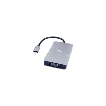 V7 V7UC-U3CRJ45HDVG-BLK Adaptador gráfico USB 3840 x 2160 Pixeles Negro