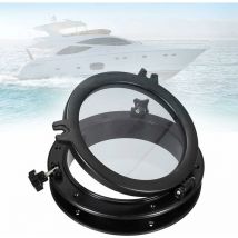 Ontway - Hublot de Bateau, Fenêtre Marine de trou de Port, Hublot rond de Remplacement pour Yachts de Bateau, Port Hole Marine/Fenêtre/Hublot 8.4'