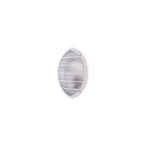 L'ebenoid - Hublot extérieur fluo 2X9W grille polycarbonate blanc 341X279mm avec lampes 2G7 ballast elec IK10 IP65 dome ebenoid 079384