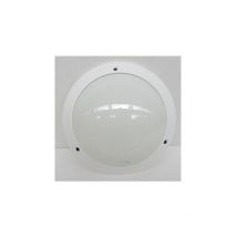 Sarlam - Hublot extérieur led 16W ø 309mm blanc av à détection hf 6500K 960lm préavis d'extinction + veille IP55 IK10 spo 714453