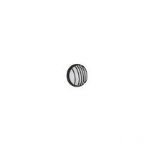L'ebenoid - Hublot extérieur led 24W ø 300mm et grille noir polycarbonate 4000K 1800lm 230V CL2 IK10 IP44 alium ebenoid 878262