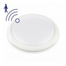 Delitech - Hublot led Rond ø 320 mm avec détecteur nova - 25 w - ip 65 - Blanc Chaud