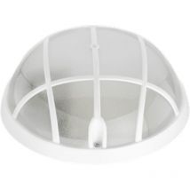 Horoz Electric - Hublot rond blanc 100W (Eq. 20W flc - 12W led) IP54 E27 Diam. 204mm