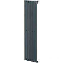 Hudson Anthracite 1600mm x 452mm Single Panel Radiator