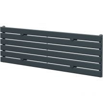 Hudson Anthracite 452mm x 1600mm Horizontal Single Panel Radiator