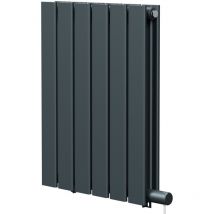 Hudson Heating - Hudson Anthracite 600mm x 452mm Horizontal Electric Double Panel Radiator