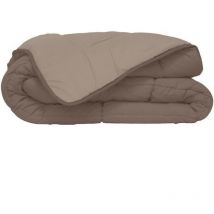 Hudson Couette légere Microfibre 200g/m² 220x240cm Taupe & Lin