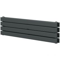 Hudson Heating - Hudson Anthracite 300mm x 1200mm Horizontal Double Panel Radiator