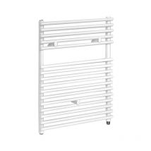 Hudson Reed Arno - Sèche-Serviettes Design Électrique Moderne - Blanc - 73 cm x 45 cm