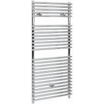 Arno - Sèche-Serviettes Design Électrique Moderne - Chromé - 119 cm x 60 cm - Hudson Reed