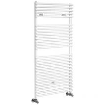 Arno - Sèche-Serviettes Design Moderne - Blanc - 119 cm x 45 cm - Hudson Reed