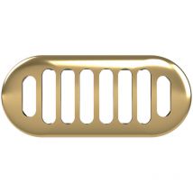 Old London - Chancery Brushed Brass Overflow Cover - OVFL03R