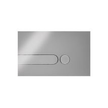 Cluo Placca di Comando a Doppio Scarico Cromato - Per Sanitari Sospesi & Filo Muro - 240 x 150 x 6mm - Hudson Reed