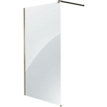 Harting - Douche Italienne avec Receveur 70cm - Nickel Brossé - Hudson Reed