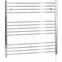 Hudson Reed Kent - Sèche-Serviettes Design Électrique Moderne Plat - Chromé - 100 cm x 100 cm