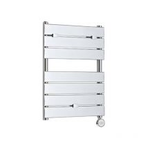 Lustro - Elektrischer Handtuchheizkörper 620mm x 450mm Chrom - Hudson Reed