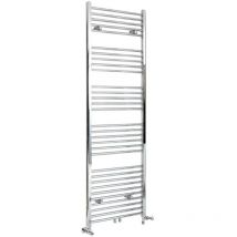 Neva - Sèche-Serviettes Design Mixte Moderne - Raccordement Central - Chromé - 178.5 cm x 60 cm - Hudson Reed