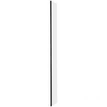 Nox - 300mm Seitenwand mit Profil für Walk-In Duschwände - Schwarz - Hudson Reed