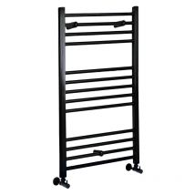 Artle - Sèche-Serviettes Design Moderne Noir - Plat 100 cm x 40 cm - Hudson Reed