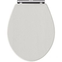 Park Lane - Hudson Reed Richmond Soft Close Toilet Seat Chrome Hinges - Timeless Sand
