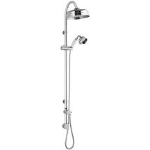 Ultra - Old London Chrome Rigid Riser Shower Kit with Concealed Elbow - A3238