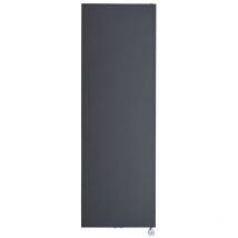 Rubi - Design Flachheizkörper Elektrisch Vertikal Anthrazit 1800mm x 600mm inkl. 1000W Heizelement - Hudson Reed
