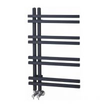 Tika – Sèche-serviettes Aluminium Design – Anthracite - 80 x 50 cm - Hudson Reed