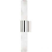 Barkley 2 Light Wall Sconce Polished Nickel - Hudson Valley