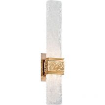 Hudson Valley Freeze Applique a 2 Luci Foglia Oro