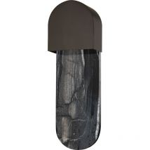 Hobart 1 leichte Wandleuchte aus schwarzem Messing - Hudson Valley