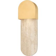 Hobart 1 Light Wall Sconce Aged Brass - Hudson Valley