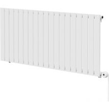 Hudson Heating - Hudson White 600mm x 1440mm Horizontal Digital Thermostatic Electric Single Panel Radiator