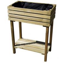 Cerland - Huerto elevado de madera Kub 60 cm 30 l
