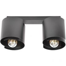 Hugo - 2 Lámpara de techo negra