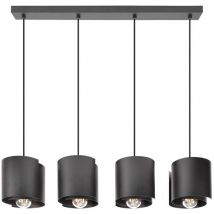 Hugo - 4 Lámpara colgante, negro
