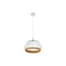 Fabrilamp Hängeleuchte de Decke Hugo 1xe27 Weiß/Natur 25d