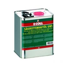 E-coll - Huile adhérente pour chaîne de scie uws, Modèle : Bidon de 5 l (Par 4)