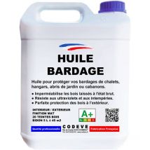 Codève Bois - Huile Bardage - 4x5 l - Codeve Bois - Chêne clair - Pour La Protection De Votre Bardage En Pin, Sapin, épicéa Ou Douglas.