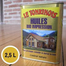 Huile De Traitement Bois Le-tonkinois Bio Impression 2,5 Litres Écologique Uv