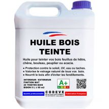 Huile Bois Couleur - 4x5 L - Codeve Bois - Bleu - Pour La Protection D'un Bardage, Volet, Persienne, Huisserie Ou Fenêtre.