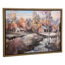 Decoration D ’ Autrefois - Huile Campagne Automnale Multicolore - Interior's