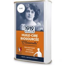 Huile-Cire blanc Biosourcée patine pour meuble & boiserie - 0,5L