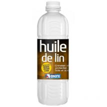 Onyx - Huile de lin crue 100%, 1 litre.