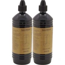 Bazardeluxe - Huile de paraffine pour lampe Lot de 2